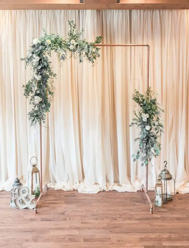 Minimalist Monogrammed Booth