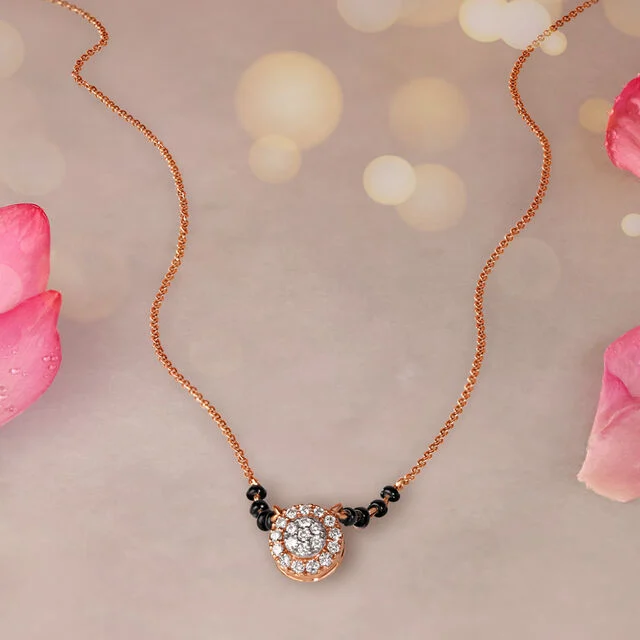 Minimalist Diamond Mangalsutras